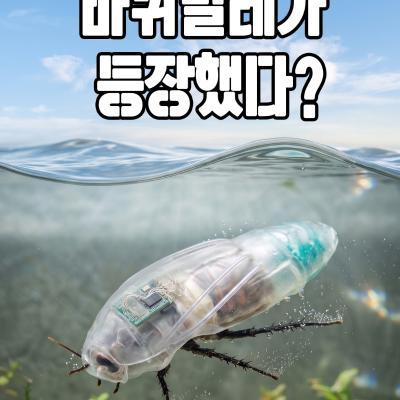 잠수까지 하는 바퀴벌레가 등장했다?