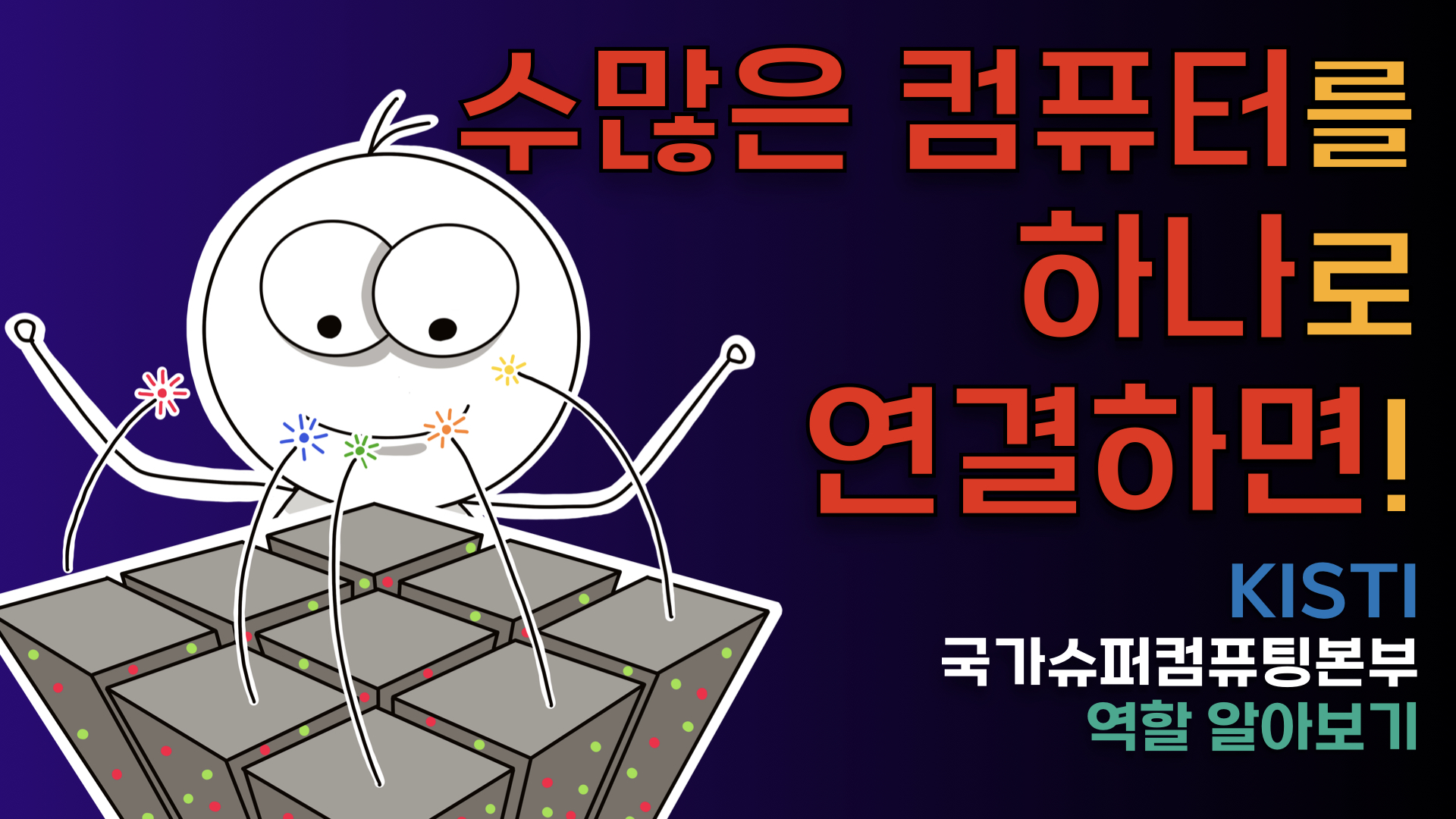 [KISTI의 과학향기XBU생물] 수많은 컴퓨터를 하나로 연결하면! KISTI 국가슈퍼컴퓨팅본부 역할 알아보기 : 과학향기 ...